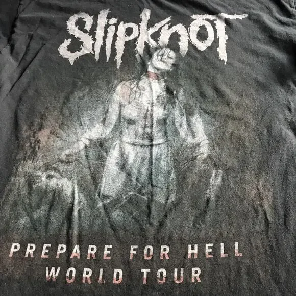 Slipknot 2014-15 Prepare For Hell World‎ Tour Tee Shirt